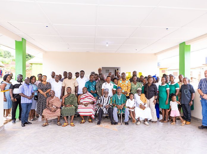 Members and the community inside the new centre