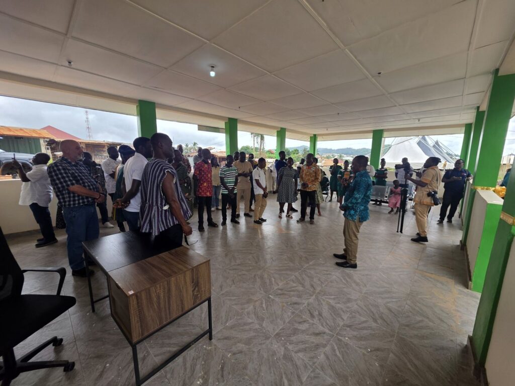Inside the new maternal & child health centre